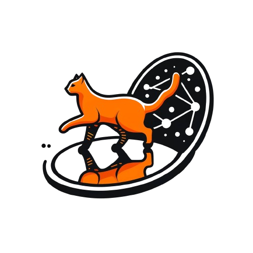 Original Qalice orange cat and quantum mirror mark